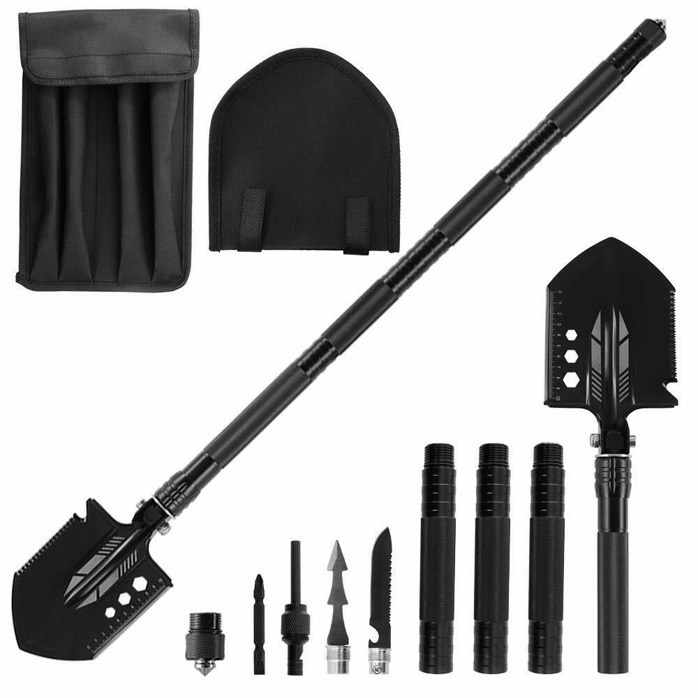 DFITO Outdoor Camping Shovel Survival Folding Tactical Military Shovel