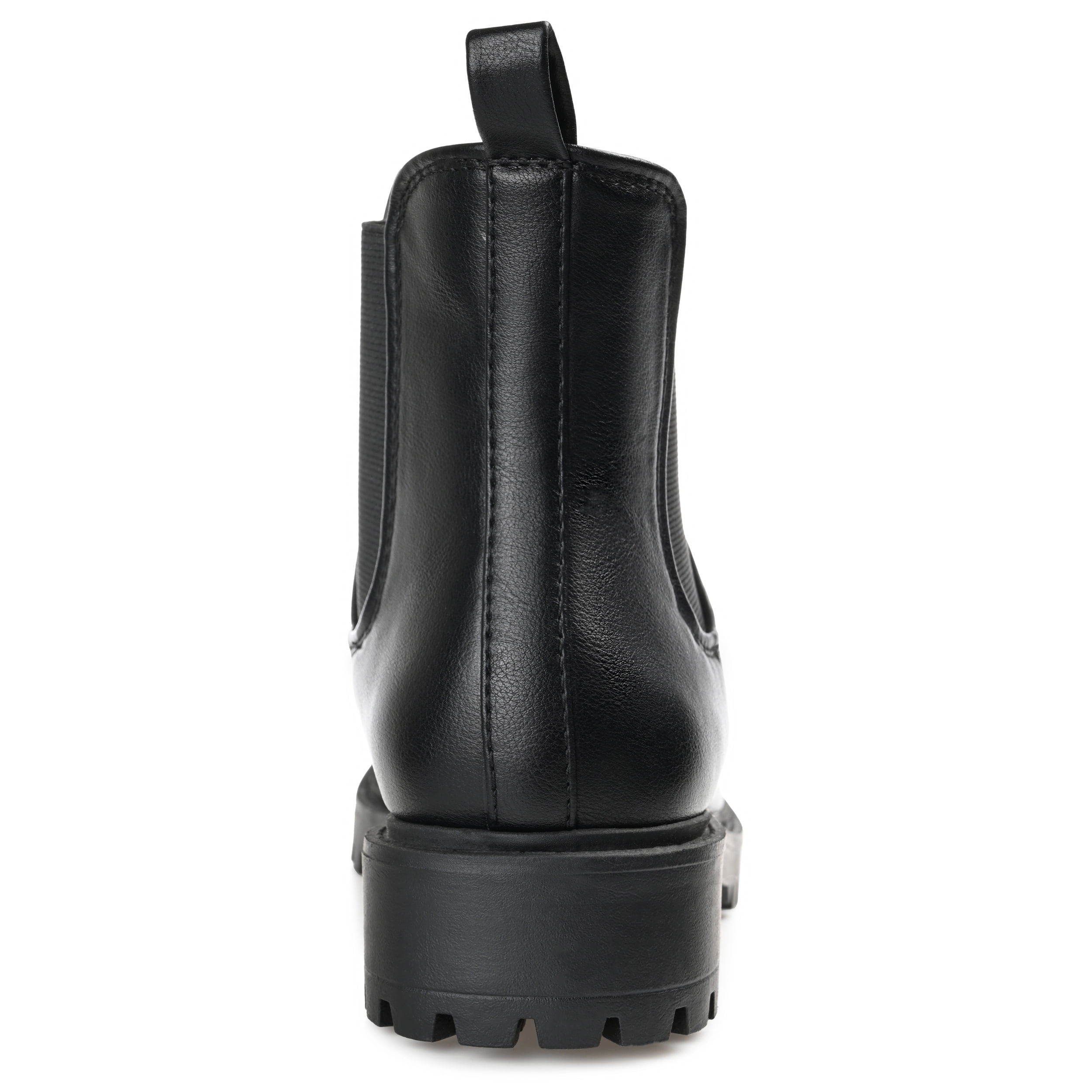 Journee Womens Kenova Comfort Insole Round Toe Block Heel Chelsea Booties, Widths Available