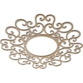 thumbnail image 2 of 32"OD x 12 1/4"ID x 1/4"T Reims Wood Fretwork Pierced Ceiling Medallion, Birch, 2 of 3