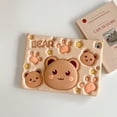 thumbnail image 1 of Étui de Tablette Mignon pour Ipad 9th 8th 7th 10.2 Pouces Support Rétractable Housse en Silicone pour Ipad Air 5 4 10.9 Pro 11 10th 9.7 Mini 6 5 Beige Ipad Mini 5 4, 1 of 6