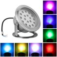 thumbnail image 3 of Luz subacuática LED impermeable, luz subacuática LED de 18W Luz subacuática Lámpara de fuente subacuática construida para precisión, 3 of 9