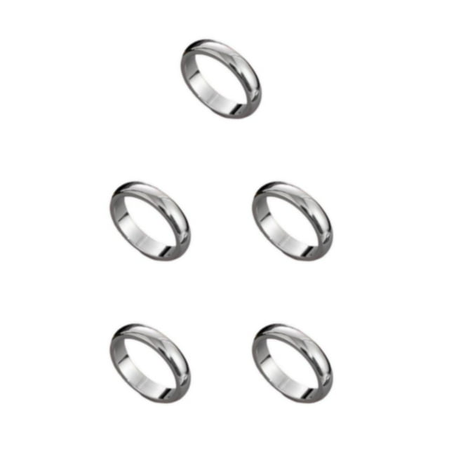 Anillo de fiesta de boda Qarigey Aleación estilo moderno color Plata Talla 9