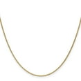 thumbnail image 2 of Primal Gold 14 Karat Yellow Gold 1mm Round Open Link Cable Chain Necklace, 2 of 4