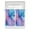 Blue Purple Ombre, variant on Tier Curtains 45 Inches Long, Blue Purple Ombre Window Treatment Curtain Drapes, Marble Ink Painted Abstract Modern Small Curtain Drapes for Bathroom Laundry Room, 27.5"x45", 2 Panels