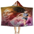 thumbnail image 1 of Allyson Felix beach Cape Towel.Children's version 30inx50in., 1 of 9