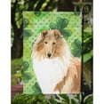 thumbnail image 3 of Carolines Treasures CK1793GF Shamrocks Rough Collie Flag Garden Size  Small multicolor, 3 of 3