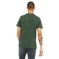 thumbnail image 2 of Bella Canvas Mens CVC Jersey Tee, S, Heather Forest, 2 of 3
