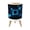 Color 5, variant on Futuristic Small Trash Can with Lid Futuristic Neon Grid Tunnel Perspective Blue Cyber Space 1.8 Gallon Dog Proof Trash Can Round Garbage Can Waste Bin Wastebasket for Bathroom Bedroom Living Room