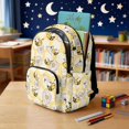 thumbnail image 3 of Garronmavis Cream & Daisy Allover Cute Bee 4 In 1 Backpack Combo, Large Capacity 17 Inch Student Daypack with Thermal Lunch Tote, Stationery Pouch & Drink Bottle Sleeve, 3 of 8