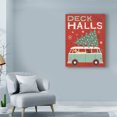 thumbnail image 3 of Trademark Fine Art 'Holiday on Wheels Red IV' Canvas Art by Michael Mullan, 3 of 3