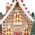 thumbnail image 6 of Snow Covered Gingerbread House with Candy Accents Christmas Decoration - 8", 6 of 7