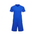 thumbnail image 2 of Maqroz Boys Youth Soccer Jersey Sets Performance V Neck Breathable T-Shirts and Mesh Shorts for Team Training School Sports 4-13 Years, 2 of 6