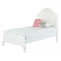 Bowery Hill Twin Panel Bed in White