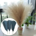 thumbnail image 3 of Ramo de 3 flores secas de Phragmites para decoración de bodas y hogar Azul verde, 3 of 8