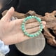 thumbnail image 4 of Pulsera de piedra natural para hombres y mujeres de cristal verde de cuentas de joyería hecha a mano Unisex Boho para el uso diario, 4 of 6