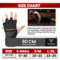 thumbnail image 6 of WYOX Gel Boxing Hand Wraps Inner Gloves for Men & Women, 80cm Quick Wrist Wraps, Padded Knuckle Protection, Hand Wraps for Boxing, MMA, Muay Thai, Kickboxing & Martial Arts, Boxing Gloves, 6 of 8