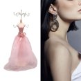 thumbnail image 1 of Mannequin Porte-Bijoux, Décor Robe à la Mode Modèle Porte-Boucles d'Oreilles Élégant pour Bijouterie, 1 of 8