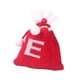 thumbnail image 2 of Bolsa de regalo tejida con letras del alfabeto | Bolsa bordada para dulces navideños | Adorno navideño personalizado | Mini bolsa colgante para decoración del árbol, 2 of 5