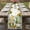 Green Yellow, variant on Table Runner 70 Inches Long for Kitchen Dining, Sunflower Gnomes Dresser Scarf Farmhouse, Dining Table Decorations for Wedding/Parties, Spring Farmhouse Vintage Daisy Floral Leaf 13 x 70 In