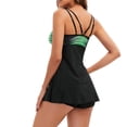thumbnail image 4 of Conjunto de tankini con tiras en la espalda para mujer, traje de baño de dos piezas, ropa de playa Fridja  nalpqowj51197, 4 of 7