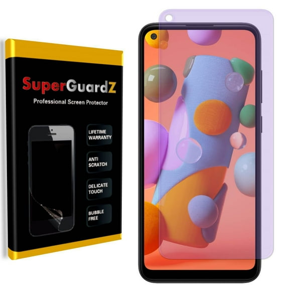 [2-PACK] For Samsung Galaxy A11 - SuperGuardZ Anti Blue Light [Eye Protection] PET Film Screen Protector, Anti-Scratch, Anti-Bubble