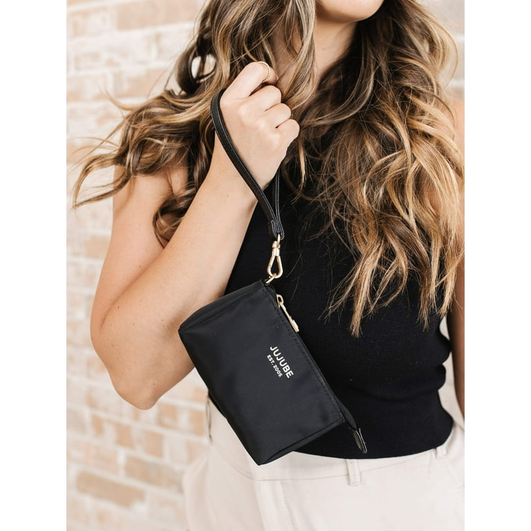 JuJuBe Signature 3-Piece Pouch Clutch Purse Set Black