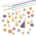 thumbnail image 3 of Unicorn Academy: Enchanting Unicorn Charms Bracelet Kit - 39pc DIY Jewelry Craft, Make 4 Charm & Bead Bracelets, Netflix Series, Kids 8+, 3 of 10