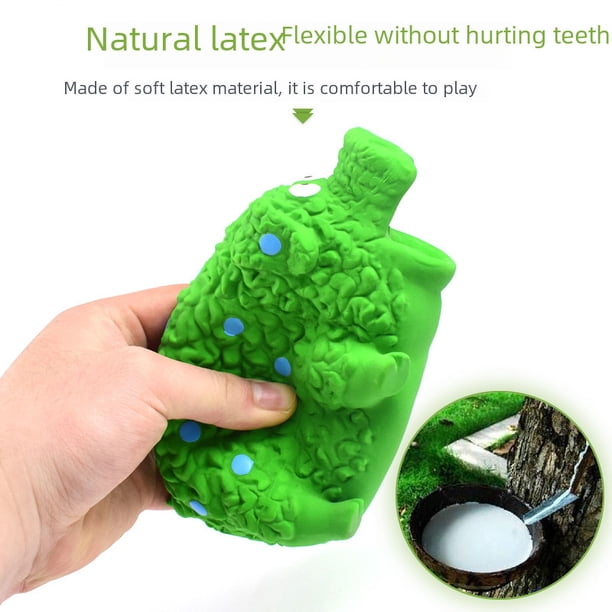 Juguetes para mascotas, juguetes vocales de látex, pelo rizado, dientes resistentes al desgaste, juguetes para perros y cerdos, juguetes para mascotas