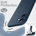 thumbnail image 4 of JETech Magnetic Silicone Case for iPhone 17 6.3-Inch, Compatible with MagSafe, Silky Soft Touch (Navy Blue), 4 of 6