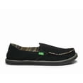 thumbnail image 2 of Sanuk Women's Donna Hemp Black Ankle-High Fabric Slip-On Shoes - 6M, 2 of 6