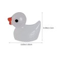thumbnail image 4 of 100 Pcs Mini Canard Phosphorescent Mini Figurine en Résine Mise en Scène Miniature, 4 of 9