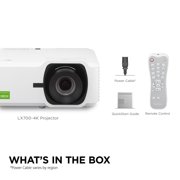 ViewSonic LX700-4K 4K UHD 3500 Lumens Laser Gaming Projector