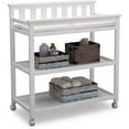 thumbnail image 3 of Delta Children Flat Top Changing Table with Casters, Greenguard Gold Certified, Bianca White, 3 of 6