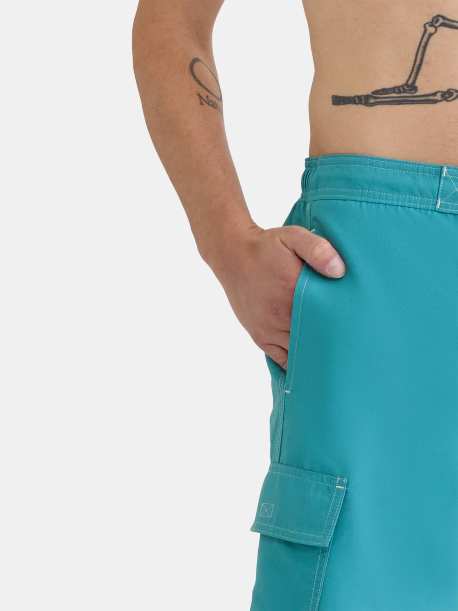 George Men's & Big Men's Cargo E-Board Shorts, 9" Inseam, Size S-3XL