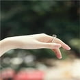 thumbnail image 3 of 2 Pcs Tibetan Buddhist Rotating Rings with Simple OM Prayer Wheel Brass Lotus Mantra Ring Lucky Finger Rings Type 1, 3 of 9