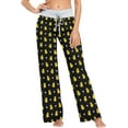 thumbnail image 2 of FREEAMG Chic Pattern Floral Drawstring Lounge Wide Leg Pajama Sleepwear Bottom, 2 of 5