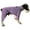 Purple, variant on Harikaji Pet Clothes, Dog Striped Four-Leg Jumpsuit Cotton Pajamas Breathable Comfy Shirt Costume for Puppy Small Dog (Navy Blue,L)