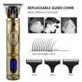 thumbnail image 1 of Cortapelos profesional para hombre Cortapelos sin cable Zero Gapped Corte de pelo profesional y G, 1 of 2