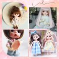 thumbnail image 4 of 4 Sets Mini Hands Plastic Hand Parts Replacement Realistic Gesture Connector Movable Finger Puppets Miniature Long Dolls for Making DIY Craft Accessories DIY, 4 of 4
