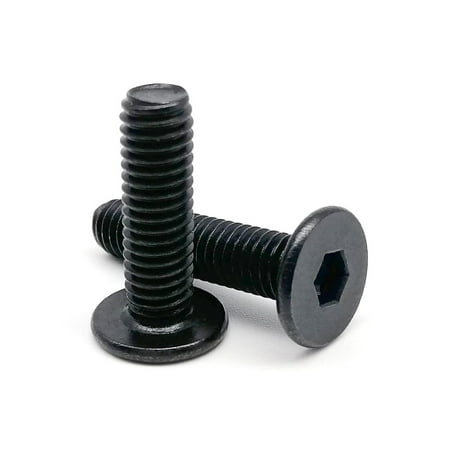 

M2 M2.5 M3 M4 M5 M6 M8 Black 304 Stainless Steel Allen Hexagon Ultrathin Head Bolt Hex Socket Ultra Thin Flat Wafer Head Screw (Color : 16mm Size : M2 50pcs)