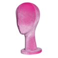 thumbnail image 5 of EHJRE Female Head Mannquin Hat Display Mannequin Head Professional Display Styling Velvet Head Dress Form for Halloween Hat Headset Rose Red, 5 of 8