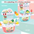 thumbnail image 1 of Cagogo under $5 1Pcs Kitchen PlayToy, 22PC Mini Simulation KitchenToy,Happy Small Kitchen Play House Set,Pretend Cooking FoodToysForKids,ABS Educational Role PlayToys,Childrens Kitchen Utensil Set, 1 of 9