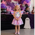 thumbnail image 3 of Unicorn Costume Kids Tutu Skirt for Girls with Unicorn Wings Headband Unicorn Dress for Birthday Outfit Christmas New Year Cosplay, 3 of 8