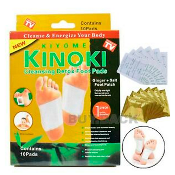 50 Parches Desintoxicantes Kinoki Dorado Elimina Toxinas Estrés Dolores para Pies