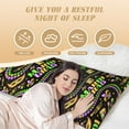 thumbnail image 4 of Lsque Mardi Gras3 Body Pillow Case Cover,Ultra-Soft Microfiber Bed Pillow Cases 20x54 inches,Elegant Bedding,Breathable Durable Pillow Cover with Envelope Closure, 4 of 8