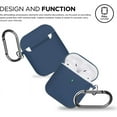 thumbnail image 2 of Airpods Protective Sleeve Silicone Holster Protective Sleeve Is Fully Protected, Durable, Shockproof with Keychain Compatible with Apple Airpods 2 and 1 Charging Cases, 2 of 6