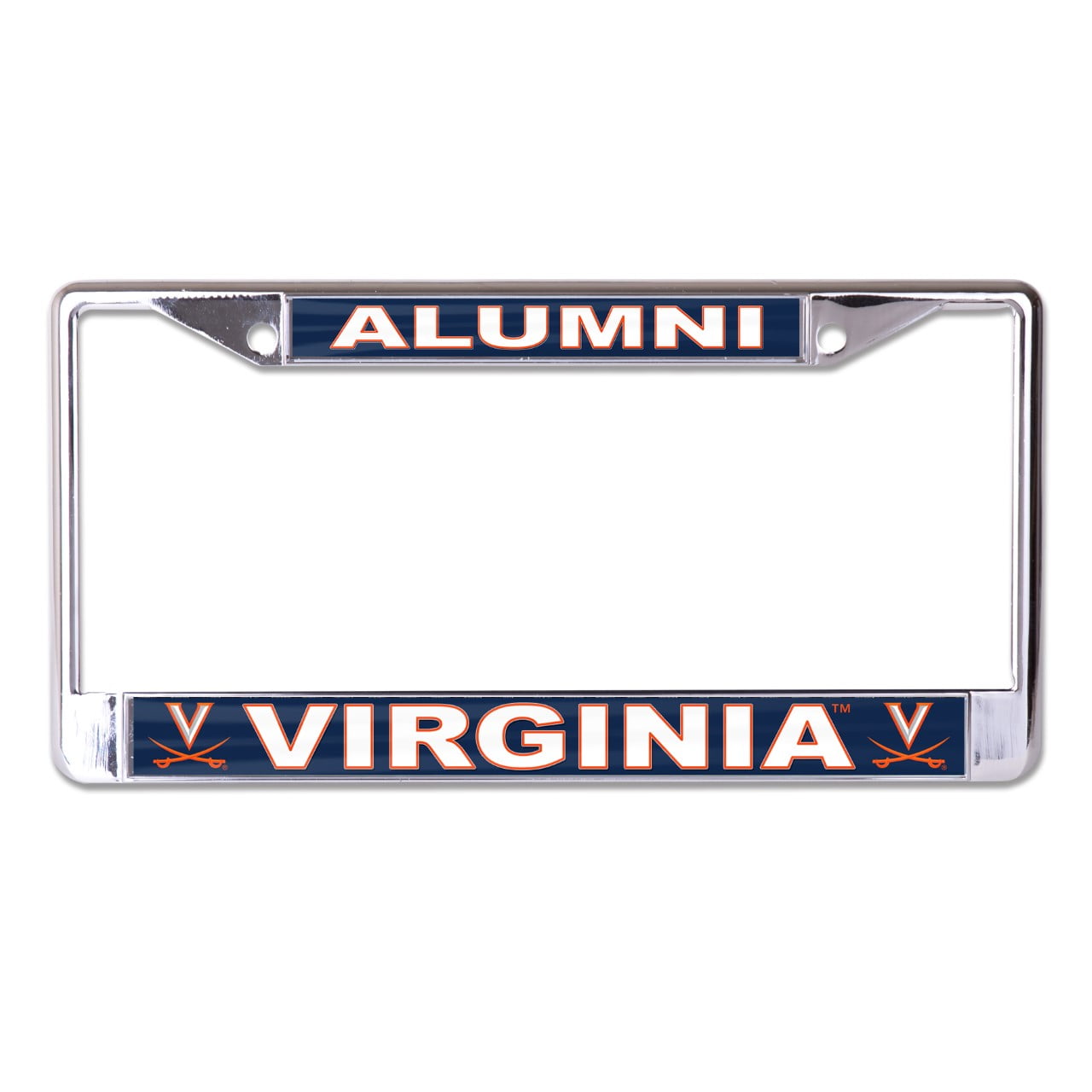 Made In Virginia Black Steel Metal License Plate Frame Car Auto Tag Holder 
