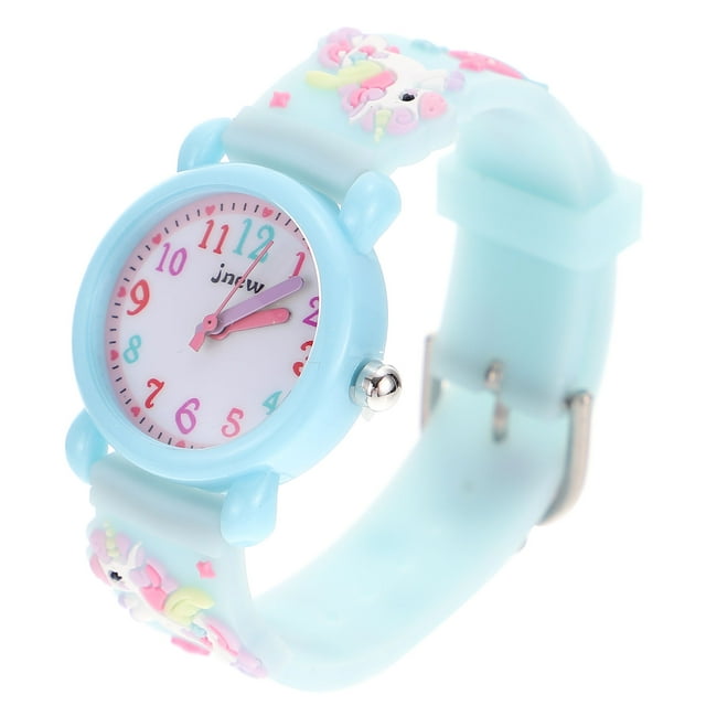 Miangastore Kids Unicorn Watch for Girls Ages 810 in Blue PC Material Adjustable Strap Perfect for Daily Use