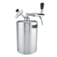 thumbnail image 4 of Mini barril, dispensador de barril de cerveza de acero inoxidable de 5 l, barril de cerveza de alto rendimiento, 4 of 12