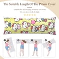 thumbnail image 5 of Hello Kitty Anime Body Pillow Cover Ultra Soft Microfiber Pillowcases with Hidden Zipper Closure 20x54inch, 5 of 5